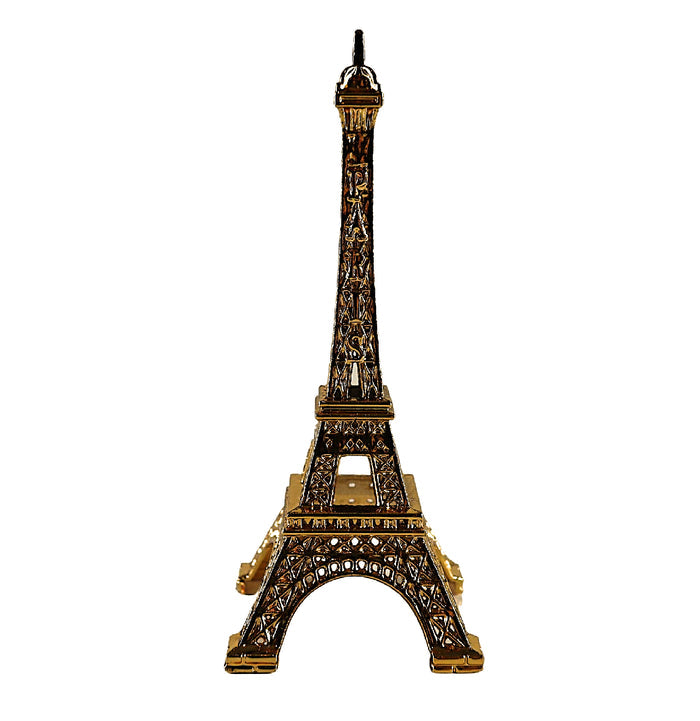 3 inch Gold Mini Eiffel Tower Statue Figurine Replica Souvenir
