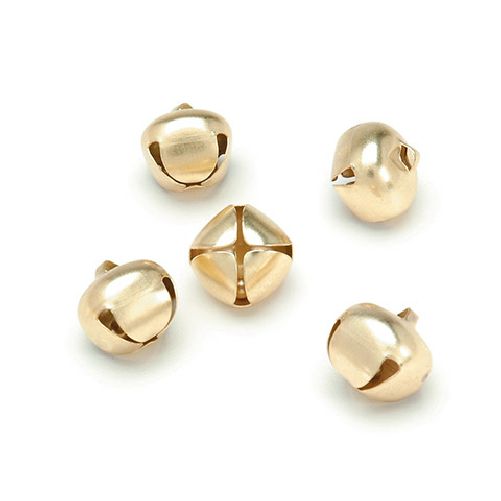 3/4 inch Darice Gold Jingle Bells 30 pieces 1099-20 - artcovecrafts.com