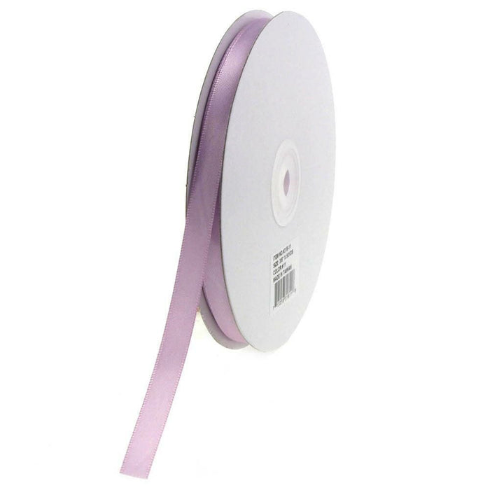 3/8 inch Lavender Satin Ribbon Double Faced 100 Yard Roll