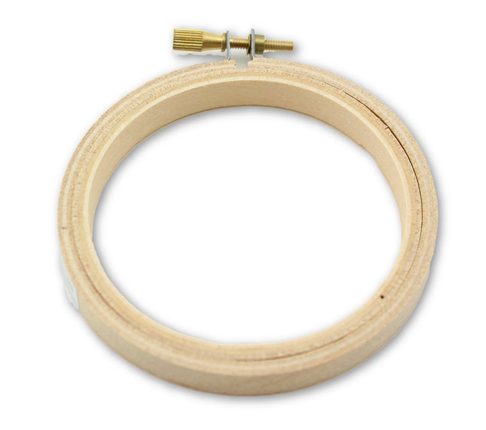 4 inch Mini Round Wooden Embroidery Hoops Bulk Wholesale 12 Pieces - artcovecrafts.com