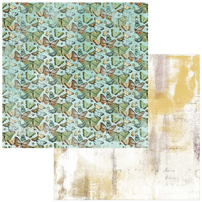 49 And Market - Double-Sided Cardstock 12"X12" - Nature Study - Soar. The calming feel of the great outdoors comes to life with the Vintage Artistry Nature Study collection. 12x12 inch Double-sided heavy weight cardstock. Available at Embellish Away located in Bowmanville Ontario Canada.