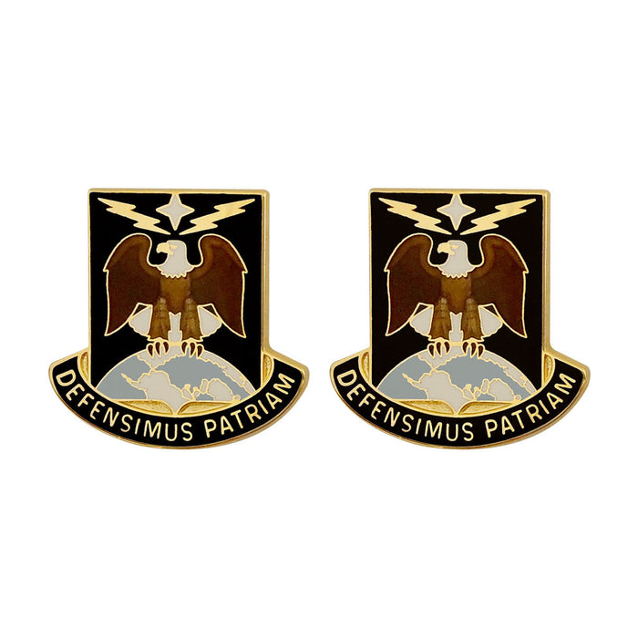 49th Missile Defense Battalion Unit Crest (Defensimus Patriam) Army Unit Crests
