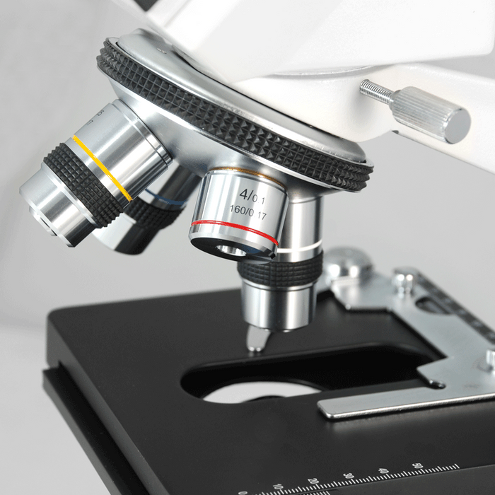 4X Achromatic Microscope Objective Lens Working Distance 21.5mm