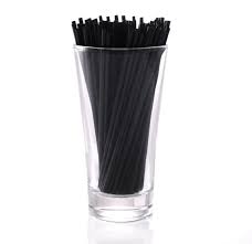 5" SIP STIR STRAW / BLACK (10/ 1,000/10,000)