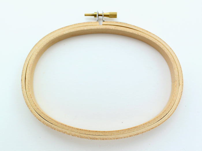5 x 9 inch Large Oval Wooden Embroidery Hoops Bulk 12 Pieces - artcovecrafts.com