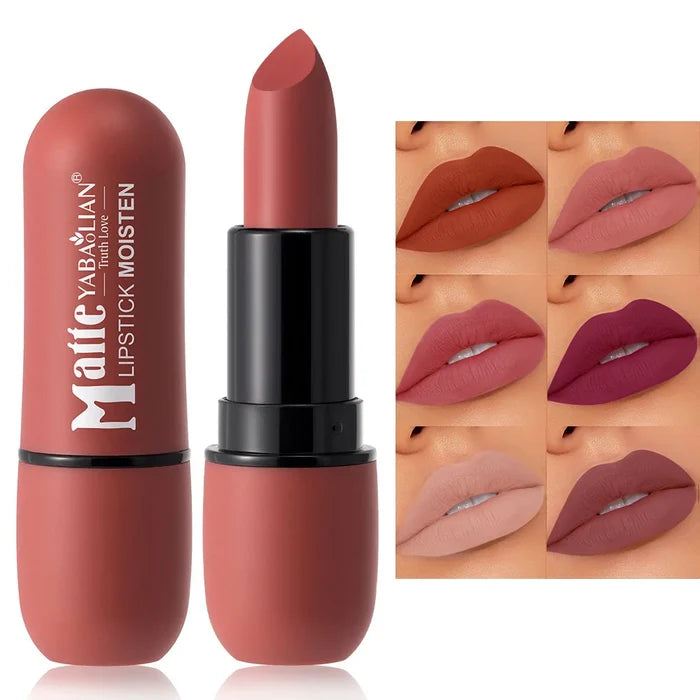 6-Color Matte Lipstick