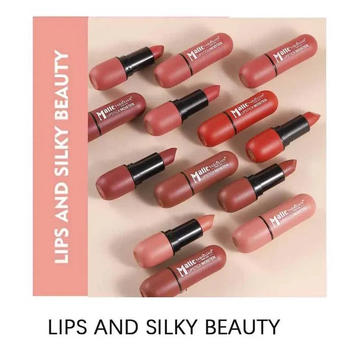 6-Color Matte Lipstick