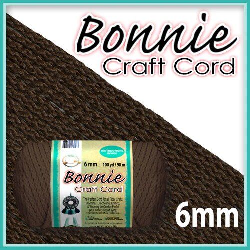 6mm Brown Macrame Cord 100 Yards