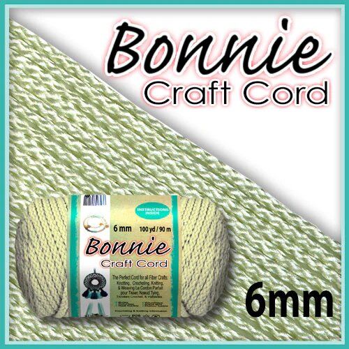 6mm Ivory Macrame Cord 100 Yards