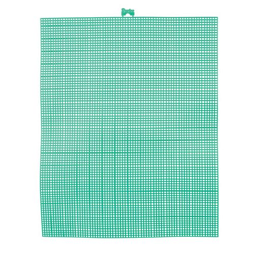 7 Mesh Count Christmas Green Plastic Canvas Sheet 10.5 x 13.5 Inch 1 Sheet - artcovecrafts.com