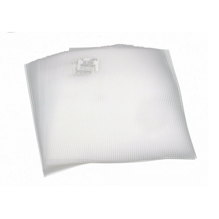 7 Mesh Count Clear Plastic Canvas Sheet Bulk 10.5 x 13.5 Inch 50 Sheets - artcovecrafts.com