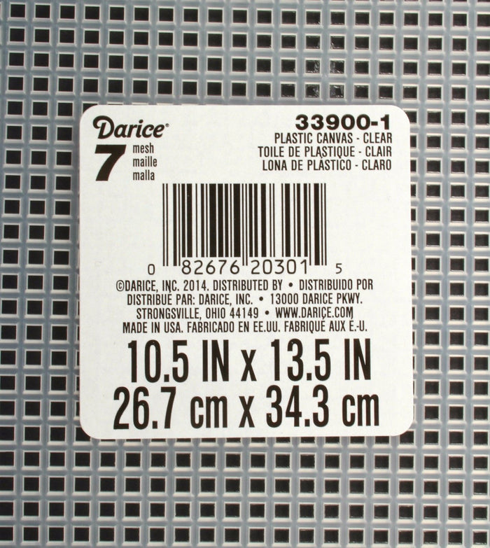 7 Mesh Count Clear Plastic Canvas Sheet Bulk 10.5 x 13.5 Inch 50 Sheets - artcovecrafts.com