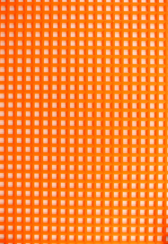 7 Mesh Count Orange Plastic Canvas Sheet 10.5 x 13.5 Inch 1 Sheet - artcovecrafts.com