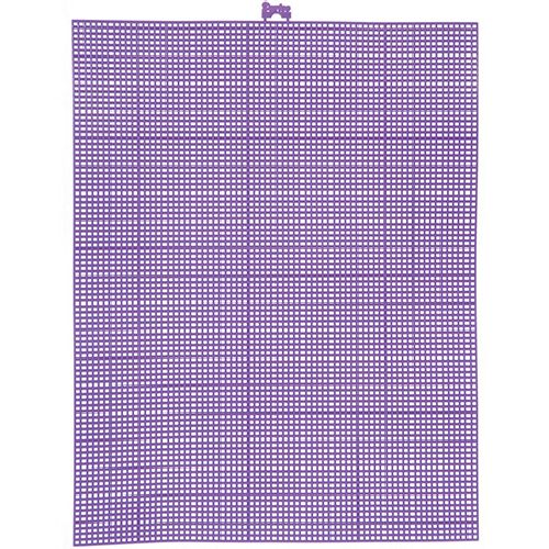 7 Mesh Count Purple Plastic Canvas Sheet 10.5 x 13.5 Inch 1 Sheet - artcovecrafts.com
