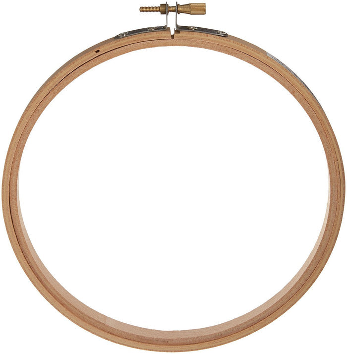 8 inch Round Wooden Embroidery Hoops Bulk Wholesale 9 Pieces - artcovecrafts.com