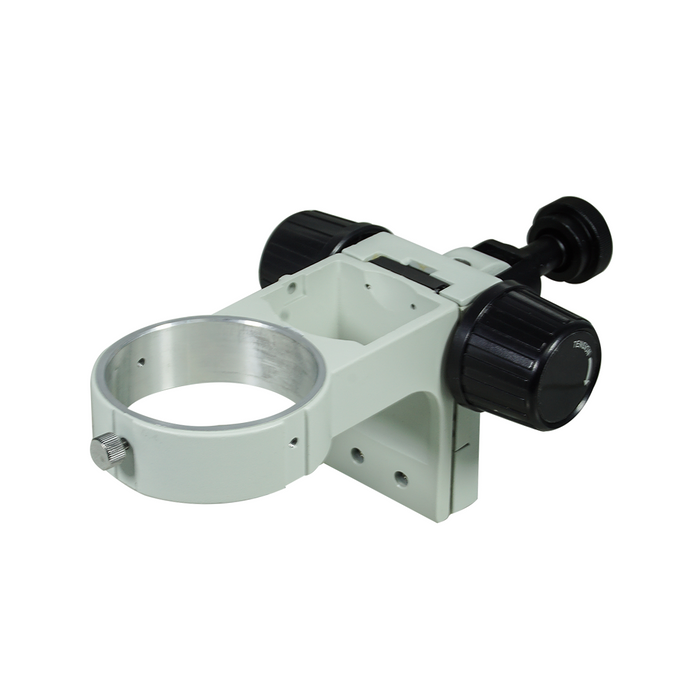 83mm E-Arm, Microscope Coarse Focus Block, 5/8" Mounting Pin, SKU SA02021103, three quarter front view