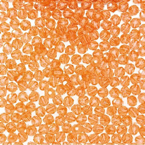 8mm Faceted Plastic Beads Transparent Hyacinth Bulk 1,000 Pieces - artcovecrafts.com