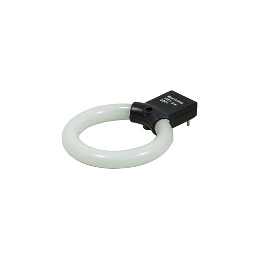 8W AC 220V 50Hz Ring 8W Fluorescent Ring Light Bulb, SKU BU99021110, three quarter front view