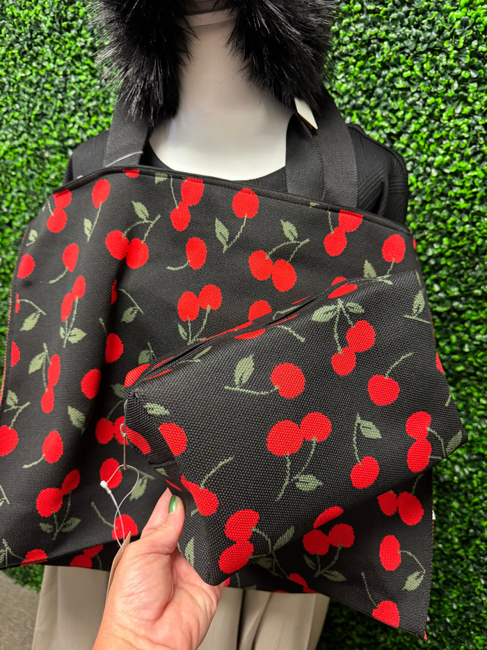 Cherries Makeup Bag