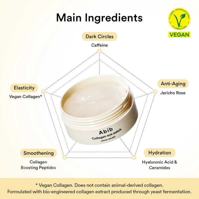 Abib Collagen Eye Patch Jericho Rose Jelly 60pcs