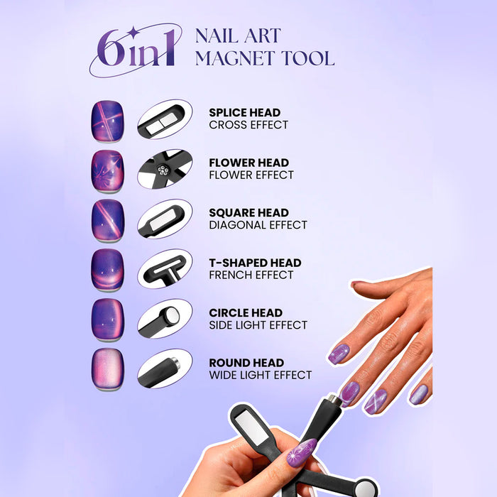 Absolute New York 6 in 1 Nail Art Magnet Tool