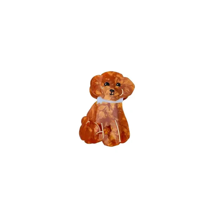 Doodle Puppy Claw Clip