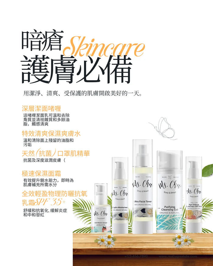 Acne Skincare Routine - Spring Time Limited Edition - Ms. Chu Soap & Beaut
