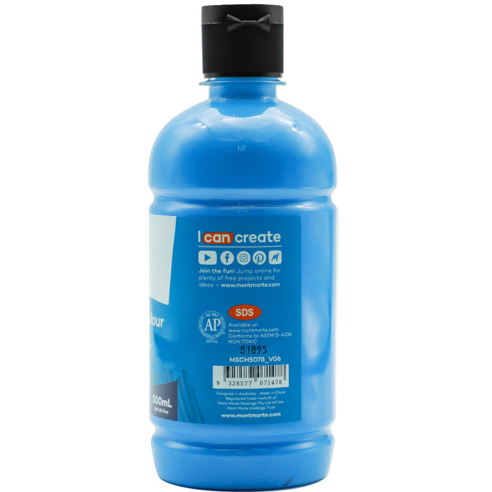 Acrylic Colour Signature 500ml (16.9 US fl.oz) - Fluoro Blue