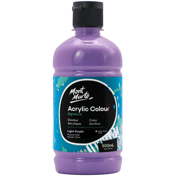 Acrylic Colour Signature 500ml (16.9 US fl.oz) - Light Purple