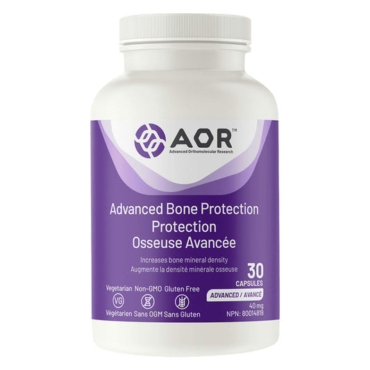 Bottle of AOR Advanced Bone Protection 30 Capsules