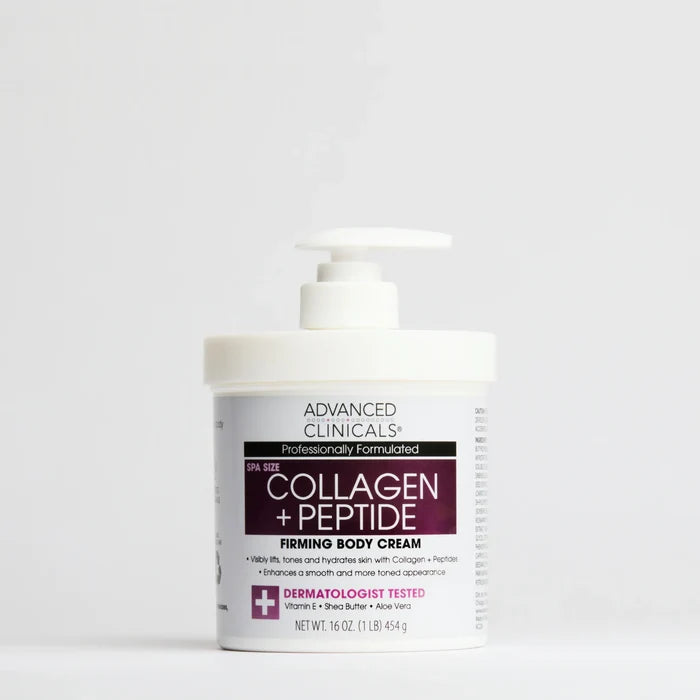 ADVANCED CLINICALS Collagen Peptide ferming body cream مرطب الكولاجين و الببتايد من ادفانسد كلينيكالز