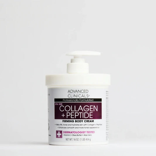ADVANCED CLINICALS Collagen Peptide ferming body cream مرطب الكولاجين و الببتايد من ادفانسد كلينيكالز