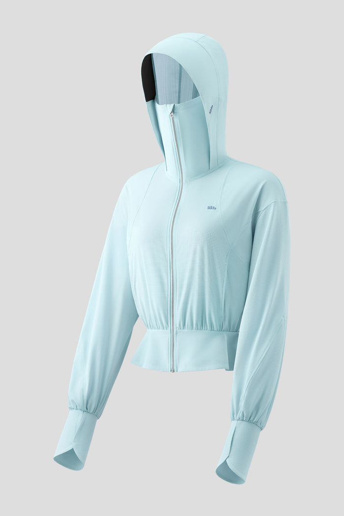 beneunder women's sun protection jacket #color_blue