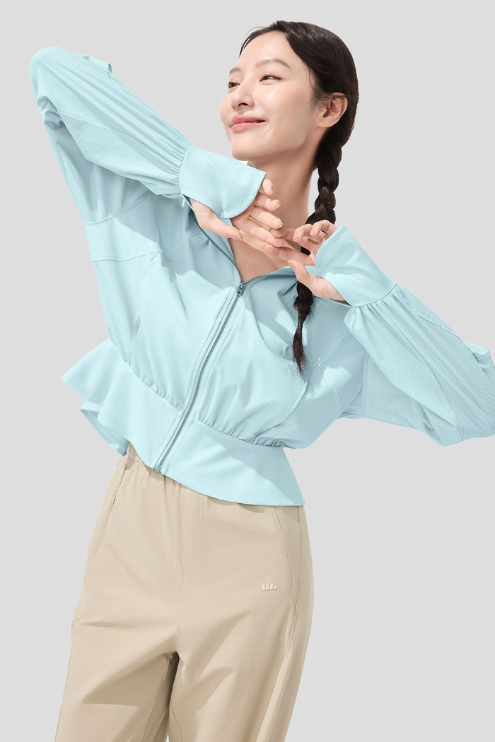 beneunder women's sun protection jacket #color_blue