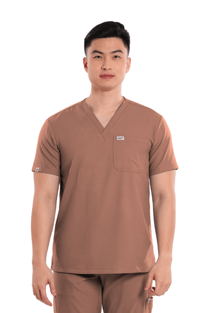 Airstretch® Custom Fit V-Neck Men Scrub Top