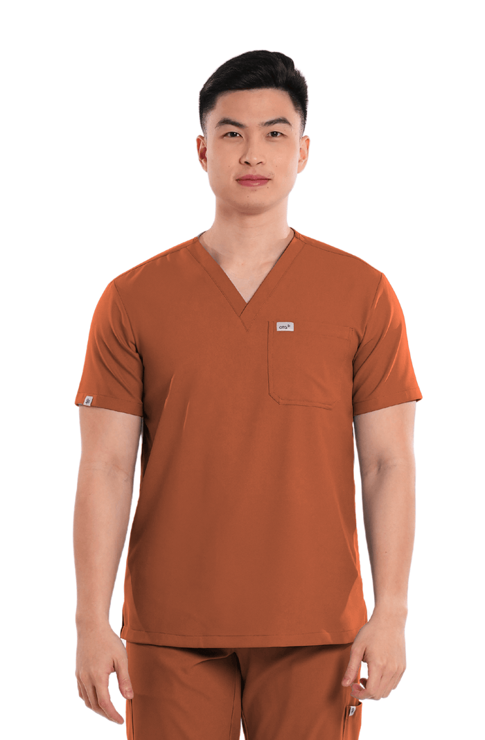 Airstretch® Custom Fit V-Neck Men Scrub Top