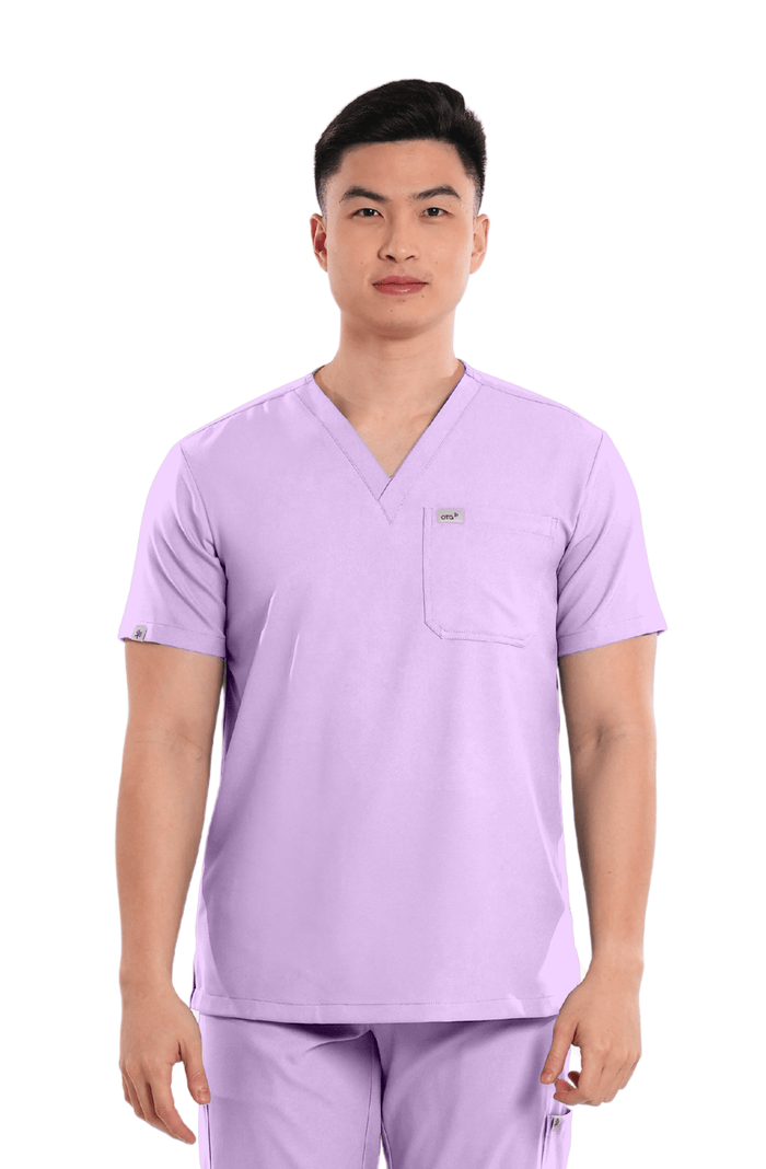 Airstretch® Custom Fit V-Neck Men Scrub Top