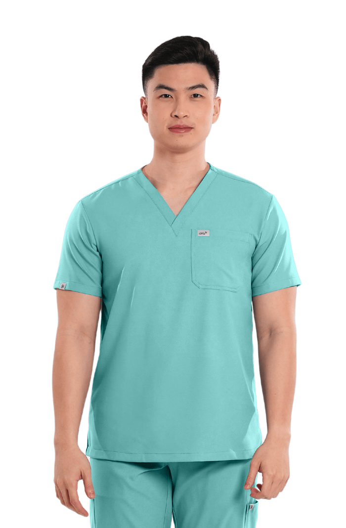 Airstretch® Custom Fit V-Neck Men Scrub Top