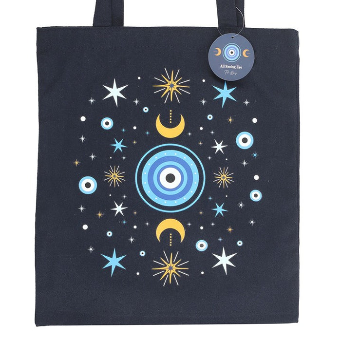 All Seeing Eye Polycotton Tote Bag 🇬🇧