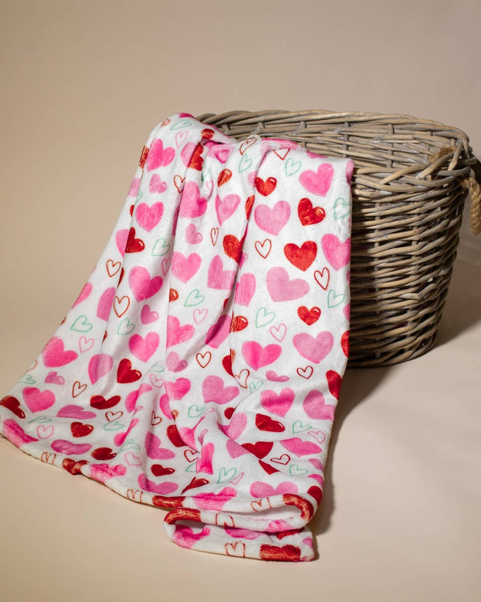 All You Need is Love Throw   Pink/Multi   50x60