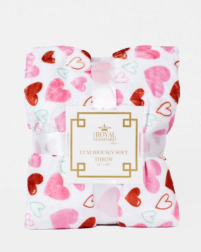 All You Need is Love Throw   Pink/Multi   50x60