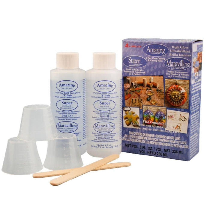Alumilite Amazing Clear Cast Resin 8oz 10590