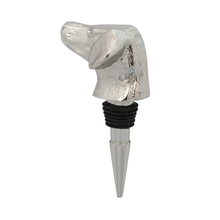 Aluminum Dog Head Bottle Stopper - Madison's Niche