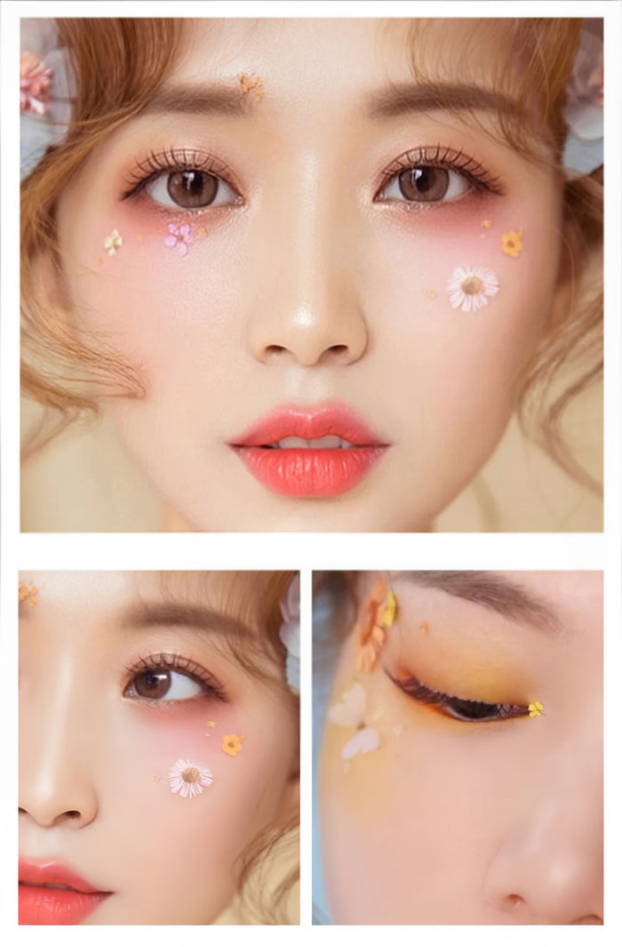 AmazingGirl Glittery Sequin Face Makeup Stickers T5899