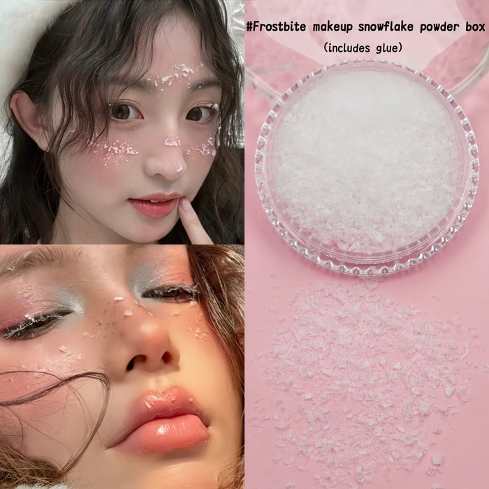 #Frostbite makeup snowflake powder box