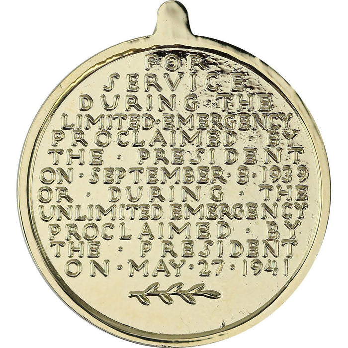 American Defense Anodized Medal - WW II Military Medals