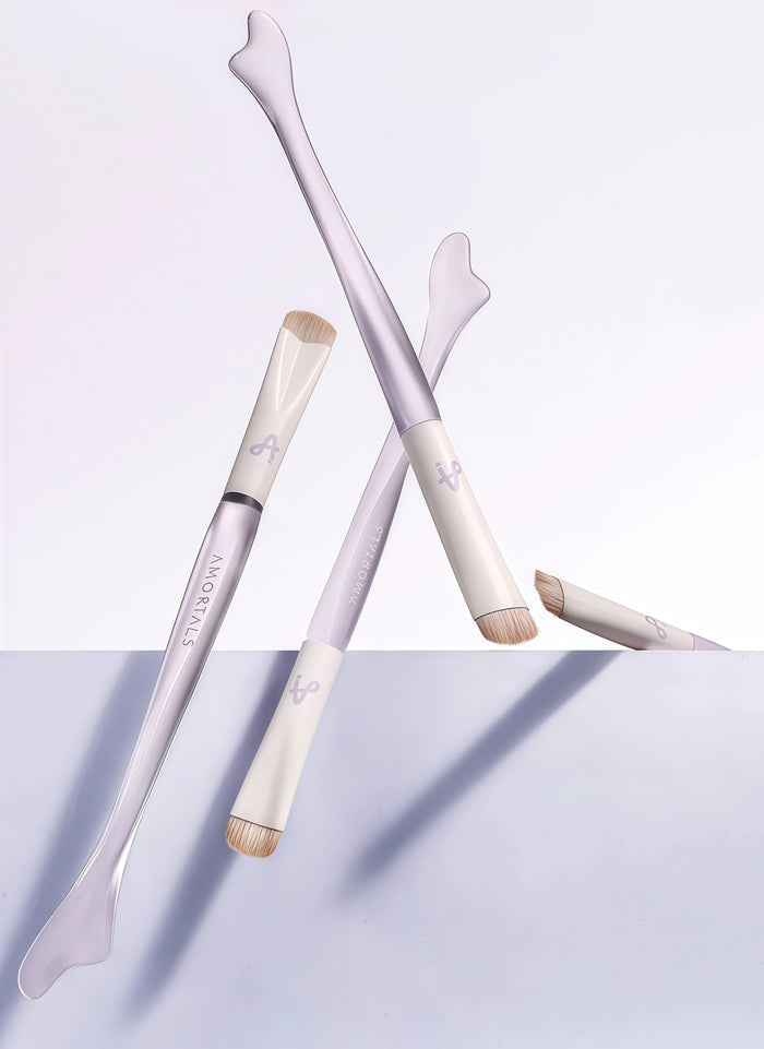 AMORTALS Fishtail Curved Aegyo Sal Makeup Brush T5645