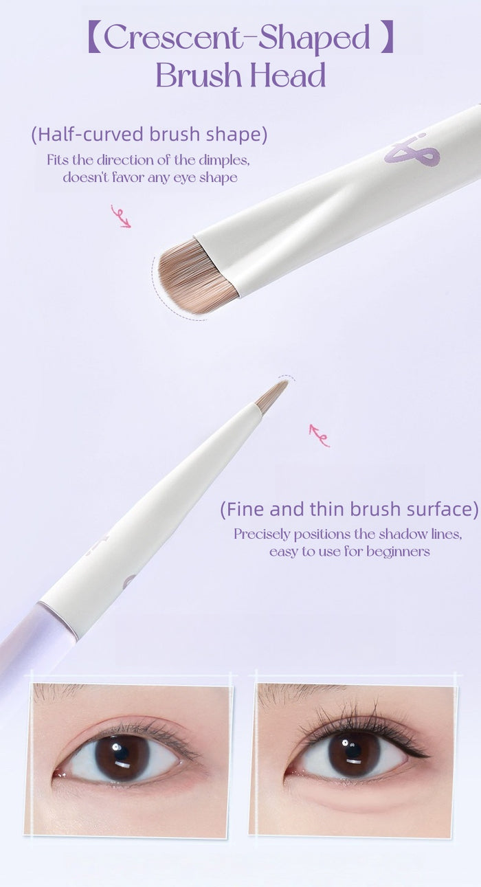 AMORTALS Fishtail Curved Aegyo Sal Makeup Brush T5645