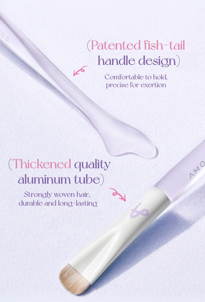 AMORTALS Fishtail Curved Aegyo Sal Makeup Brush T5645
