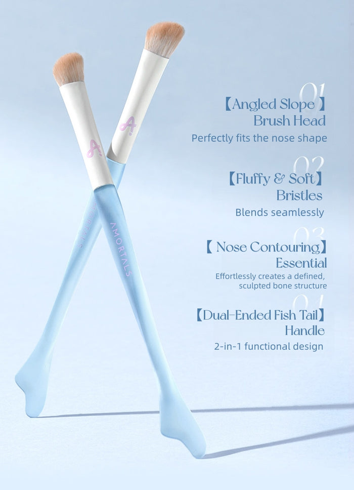 AMORTALS Fishtail Nose Contour Makeup Brush T5646